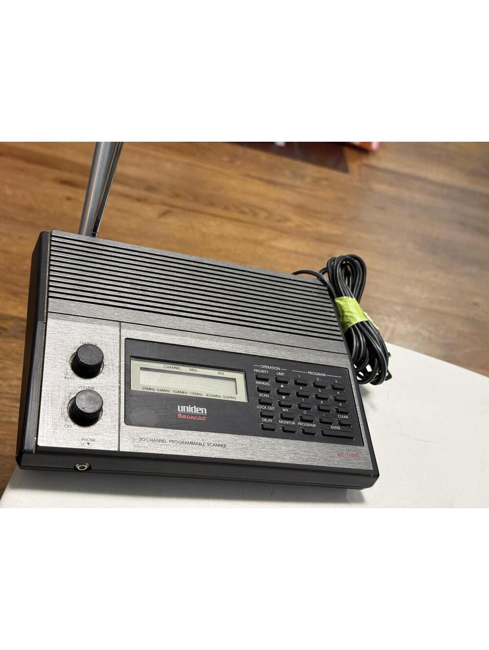 Uniden Bearcat Model BC172XL 20 Channel Programmable Scanner Radio